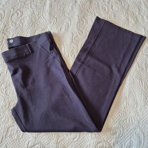 Betabrand women's XL Petite navy pull on pontd pants, bootcut VGUC